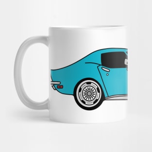 Mulsanne Blue C3 Corvette Mug